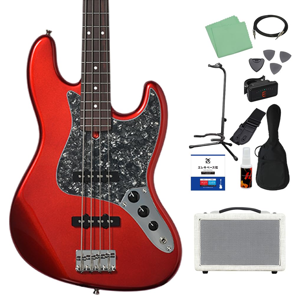 Amazon | Bacchus BJB-1-RSM/R-BPPG ベース初心者12点セット 【島村